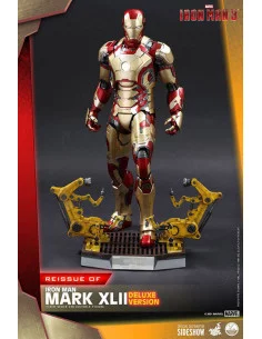 es::Iron Man 3 Figura 1/4 Iron Man Mark XLII Deluxe Ver. Hot Toys 49 cm
