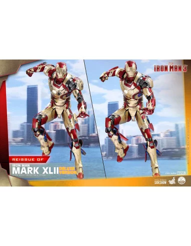 es::Iron Man 3 Figura 1/4 Iron Man Mark XLII Deluxe Ver. Hot Toys 49 cm