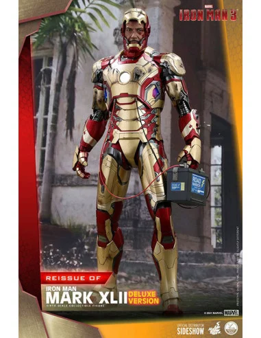 es::Iron Man 3 Figura 1/4 Iron Man Mark XLII Deluxe Ver. Hot Toys 49 cm