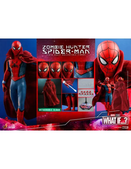es::What If...? Figura 1/6 Zombie Hunter Spider-Man Hot Toys 30 cm