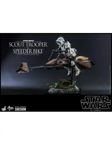 es::Star Wars Episode VI Figura 1/6 Scout Trooper & Speeder Bike Hot Toys 30 cm 