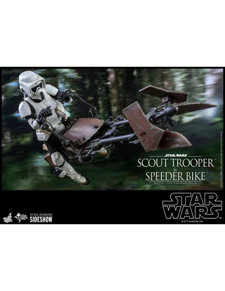 es::Star Wars Episode VI Figura 1/6 Scout Trooper & Speeder Bike Hot Toys 30 cm 