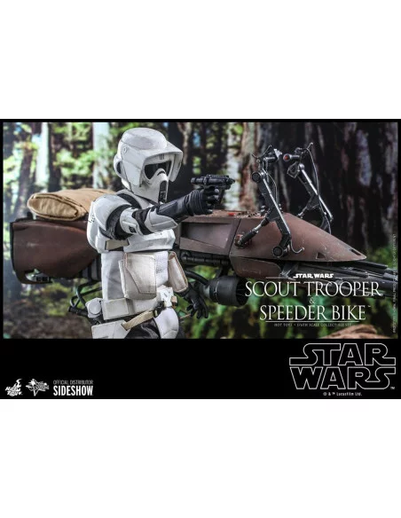 es::Star Wars Episode VI Figura 1/6 Scout Trooper & Speeder Bike Hot Toys 30 cm 