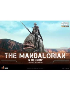 es::Star Wars The Mandalorian Pack 2 Figuras 1/6 The Mandalorian y Blurrg Hot Toys 37 cm 2
