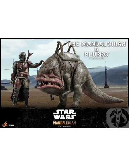 es::Star Wars The Mandalorian Pack 2 Figuras 1/6 The Mandalorian y Blurrg Hot Toys 37 cm