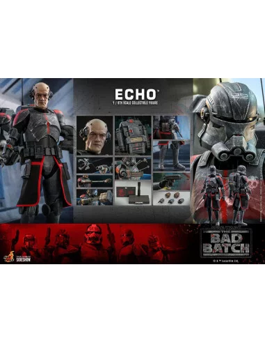 es::Star Wars The Bad Batch Figura 1/6 Echo Hot Toys 29 cm