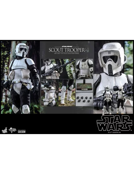es::Star Wars Episode VI Figura 1/6 Scout Trooper Hot Toys 30 cm