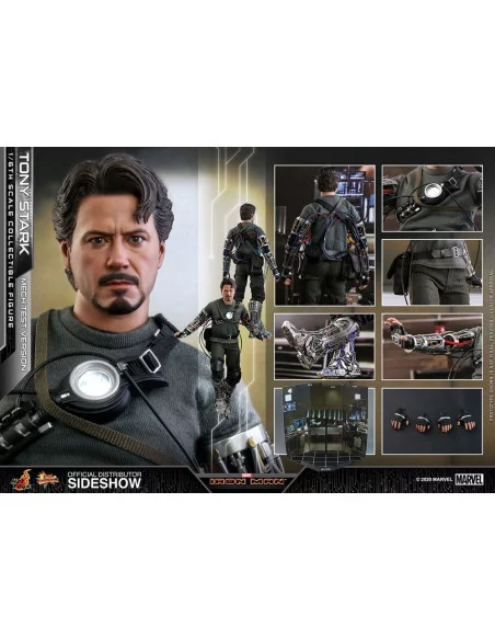 es::Iron Man Figura 1/6 Tony Stark Mech Test Version Hot Toys 30 cm