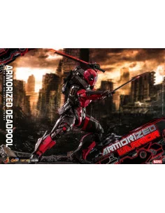 es::Marvel Zombies Comic Masterpiece Figura 1/6 Armorized Deadpool 33 cm 2