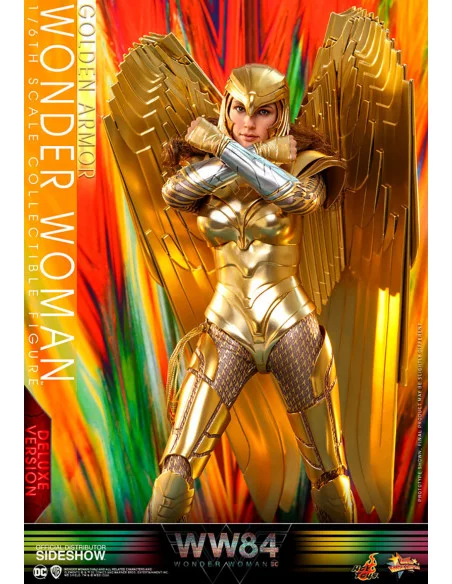 es::Wonder Woman 1984 Figura 1/6 Golden Armor Wonder Woman Deluxe Hot Toys 29 cm