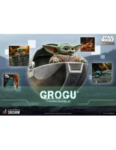 es::Star Wars The Mandalorian Figuras 1/6 Grogu y set de criaturas Hot Toys 2