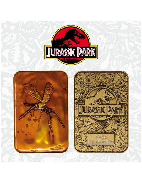 es::Jurassic Park Lingote Mosquito en Ámbar Edición limitada 