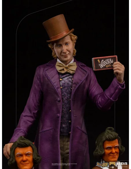 es::Willy Wonka & la fábrica de chocolate 1971 Estatua Deluxe Art Scale 1/10 Willy Wonka 25 cm