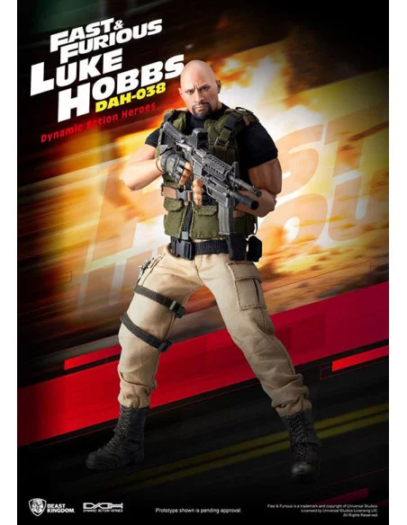 es::Fast & Furious Figura Dynamic 8ction Heroes 1/9 Luke Hobbs 21 cm