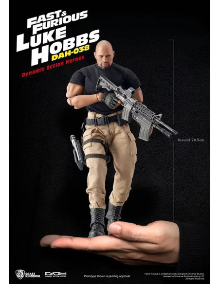 es::Fast & Furious Figura Dynamic 8ction Heroes 1/9 Luke Hobbs 21 cm