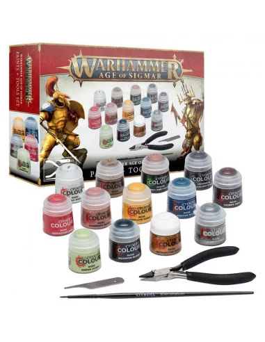 es::Warhammer Age of Sigmar: Set de pinturas y herramientas