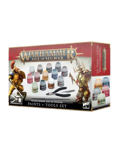 es::Warhammer Age of Sigmar: Set de pinturas y herramientas