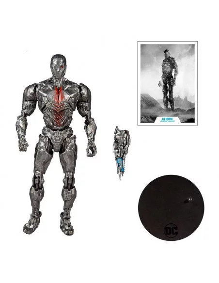 es::DC Justice League Movie Figura Cyborg Helmet 18 cm