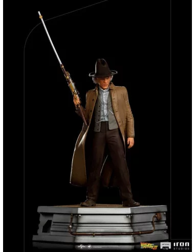 es::Regreso al Futuro III Estatua 1/10 Art Scale Doc Brown 32 cm
