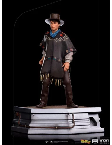 es::Regreso al Futuro III Estatua 1/10 Art Scale Marty McFly 23 cm