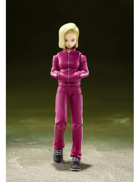 es::Dragon Ball Super Figura S.H. Figuarts Android 18 (Universe Survival Saga) 14 cm