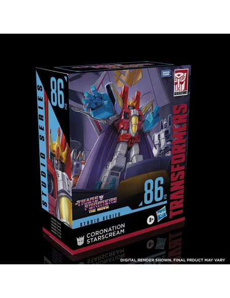 es::Transformers Movie 1986 Studio Series Leader Class Figura 2022 Coronation Starscream 22 cm