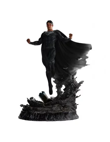 es::Zack Snyder's Justice League Estatua 1/4 Superman Black Suit 65 cm