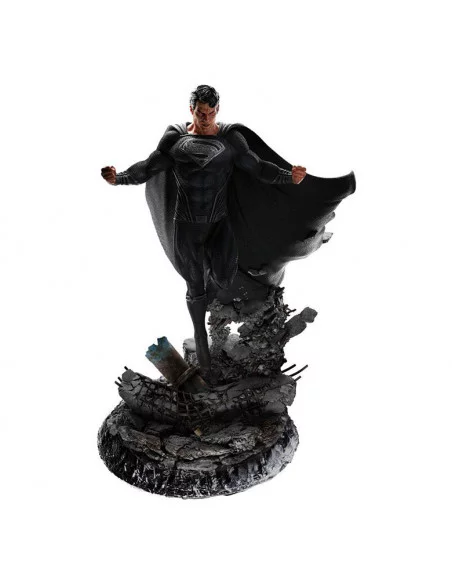 es::Zack Snyder's Justice League Estatua 1/4 Superman Black Suit 65 cm