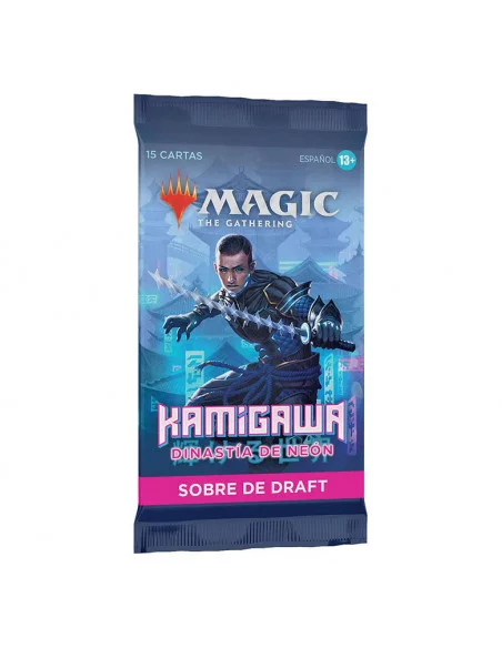 es::Magic Kamigawa Neon Dynasty Sobre de Draft (1) en inglés