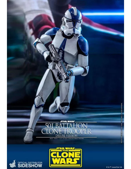 es::Star Wars The Clone Wars Figura 1/6 501st Battalion Clone Trooper Deluxe Hot Toys 30 cm es::Star Wars The Clone Wars Figura 1/6 501st Battalion Clone Trooper Deluxe Hot Toys 30 cm