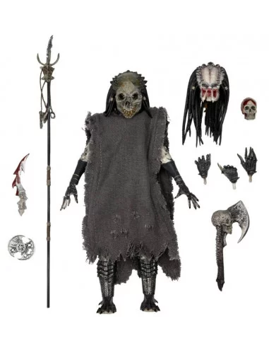 es::Depredador 2 Figura Ultimate Shaman Predator 20 cm