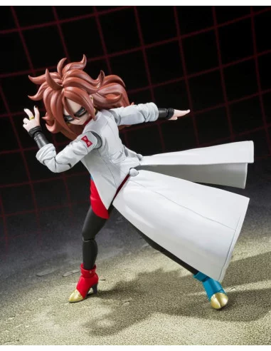 es::Dragon Ball FighterZ Figura S.H. Figuarts Android 21 (Lab Coat) 15 cm