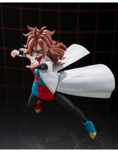 es::Dragon Ball FighterZ Figura S.H. Figuarts Android 21 (Lab Coat) 15 cm