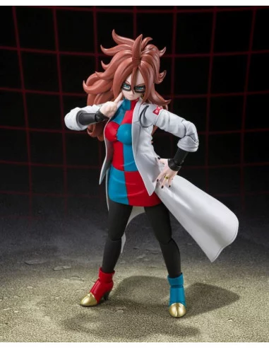es::Dragon Ball FighterZ Figura S.H. Figuarts Android 21 (Lab Coat) 15 cm