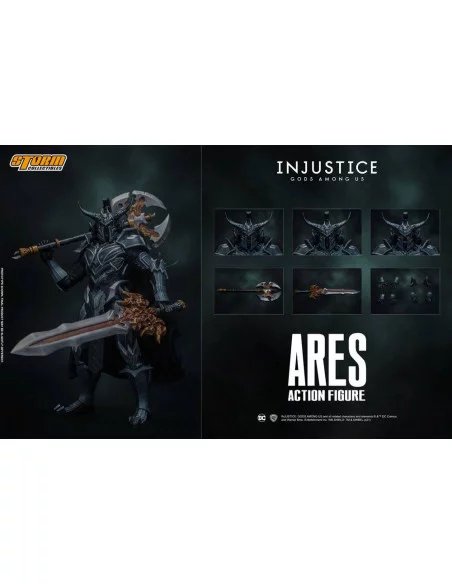 es::Injustice: Gods Among Us Figura 1/12 Ares 24 cm