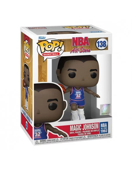 es::NBA Legends Funko POP! Magic Johnson (Blue All Star Uni 1991) 9 cm