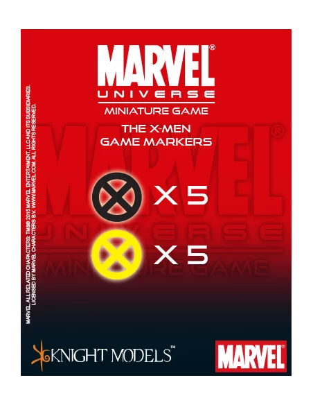 es::X-Men Markers - Marvel Universe Miniature Game