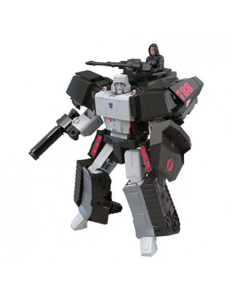 es::Transformers x G.I. Joe Mash-Up Megatron H.I.S.S. Tank con Figura Cobra Baroness 27 cm 