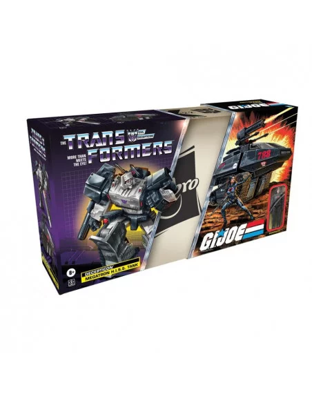 es::Transformers x G.I. Joe Mash-Up Megatron H.I.S.S. Tank con Figura Cobra Baroness 27 cm
