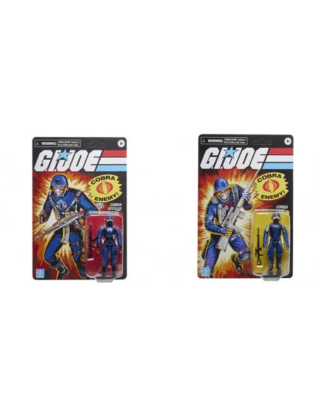 es::G.I. Joe Retro Series Pack Officer & Cobra Trooper 10 cm