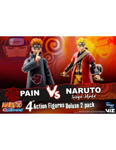 es::Naruto Shippuden Figuras Naruto (Sage) Vs Pain 10cm