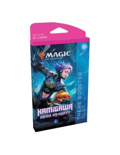 es::Magic the Gathering Kamigawa Neon Dynasty Azul Theme Booster en inglés