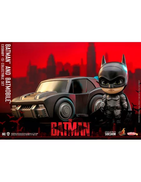 es::The Batman Minifigura & Vehículo Cosbaby Batman & Batmobile 12 cm