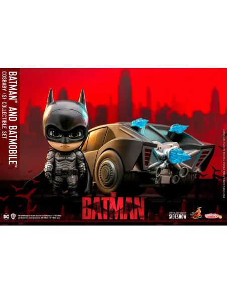 es::The Batman Minifigura & Vehículo Cosbaby Batman & Batmobile 12 cm