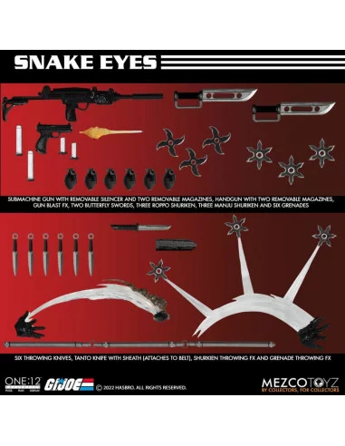 es::G.I. Joe Figura 1/12 Snake Eyes Deluxe Edition 17 cm