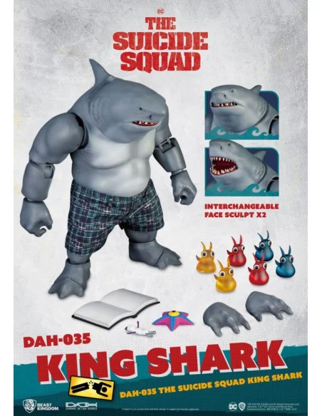 es::El Escuadrón Suicida Figura Dynamic 8ction Heroes 1/9 King Shark 21 cm