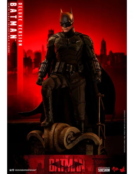 es::The Batman Figura Movie Masterpiece 1/6 Batman Deluxe Version Hot Toys 31 cm