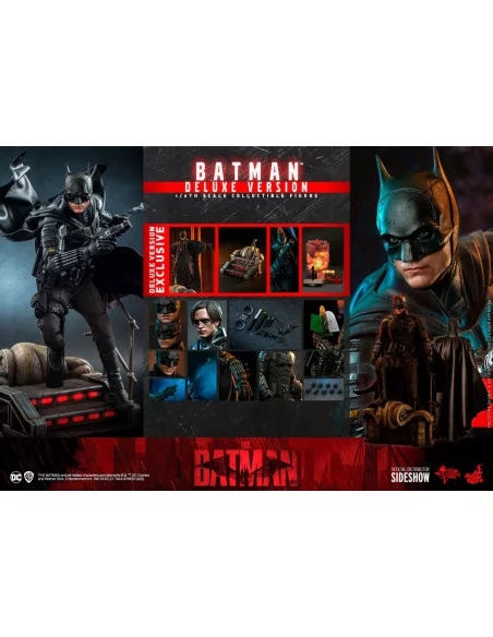 es::The Batman Figura Movie Masterpiece 1/6 Batman Deluxe Version Hot Toys 31 cm