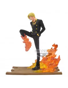 es::One Piece Estatua Log File Selection -Fight- Sanji 15 cm