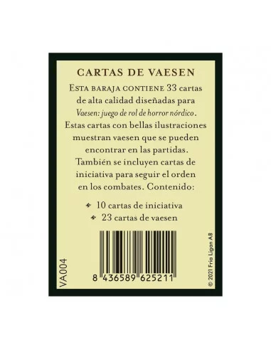 es::Vaesen- Pack de cartas
